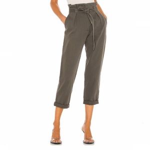 All Saints belted tie waist utility pants